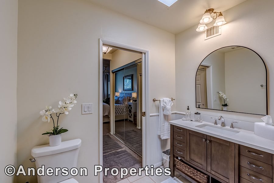 Master Bath with Rain head Shower