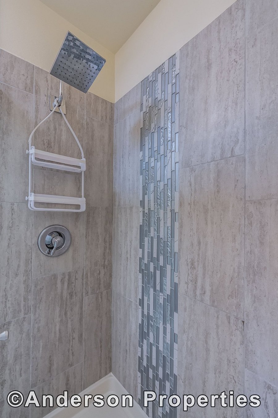 Updated master shower