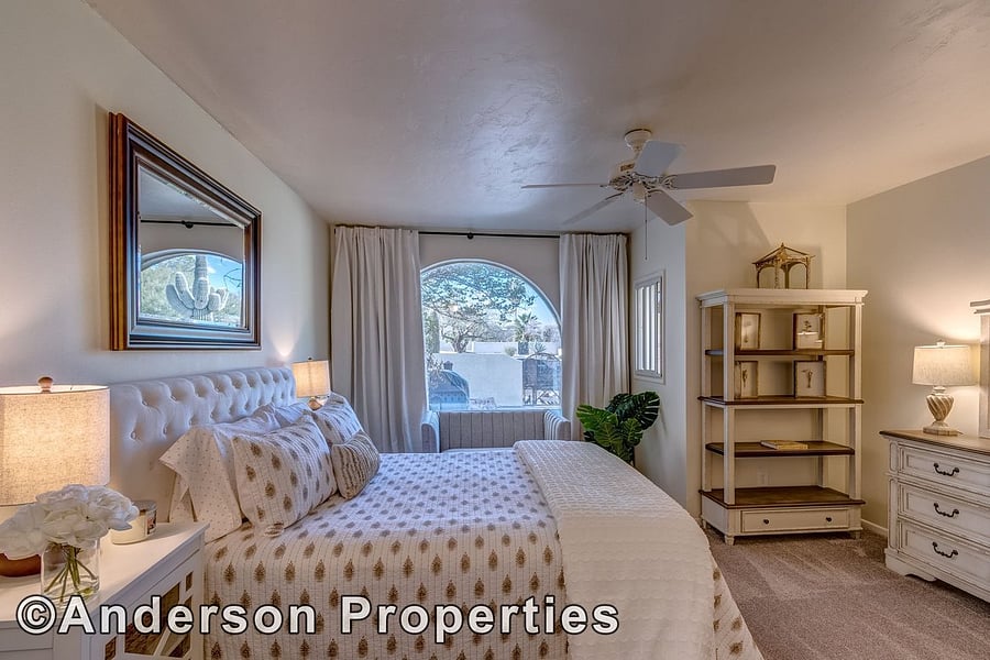 Well appointed Master Suite with view to courtyard