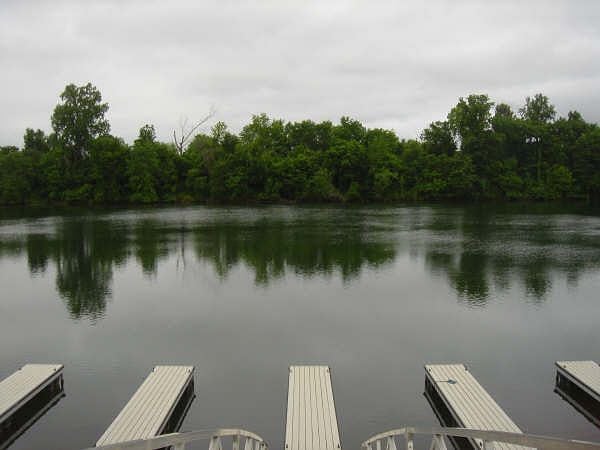 The condo does have access to this boat dock.