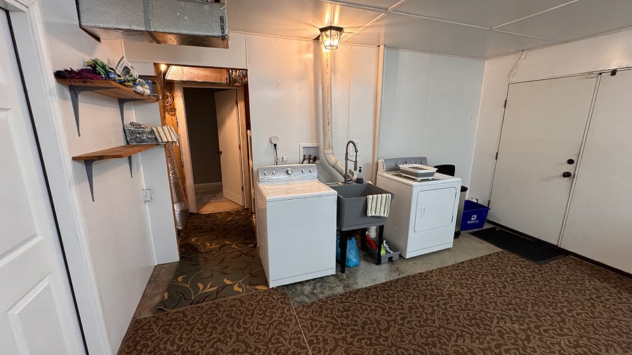 Washer and dryer included