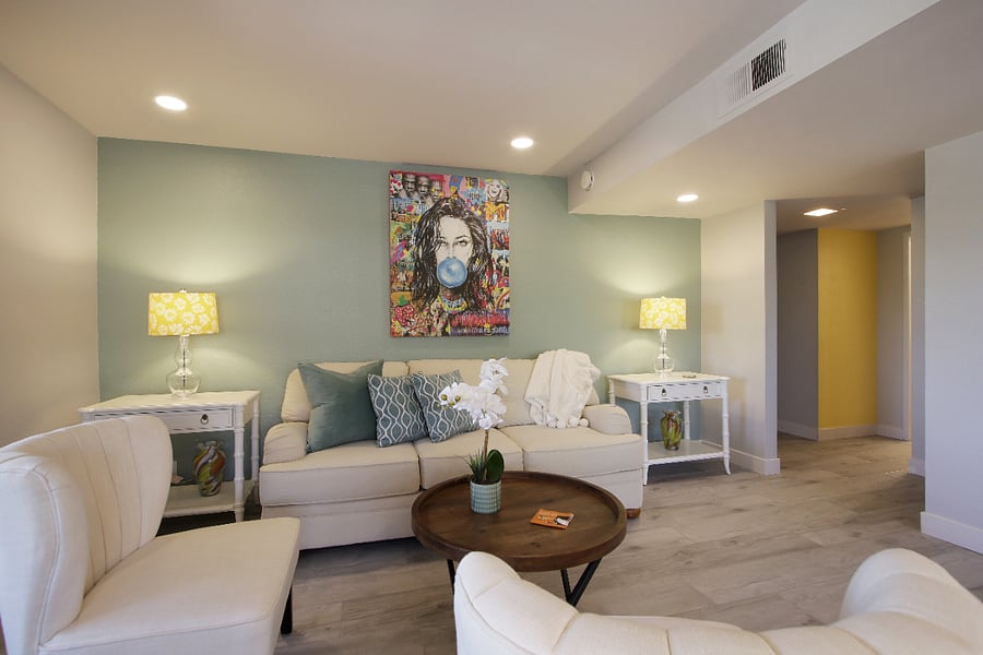 Relax after a long, sunny day on these inviting, comfortable recliners and sink into a cozy, soft sofa.