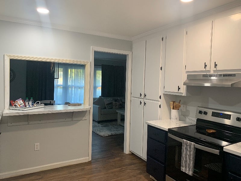 Brand new kitchen with stainless steal appliances