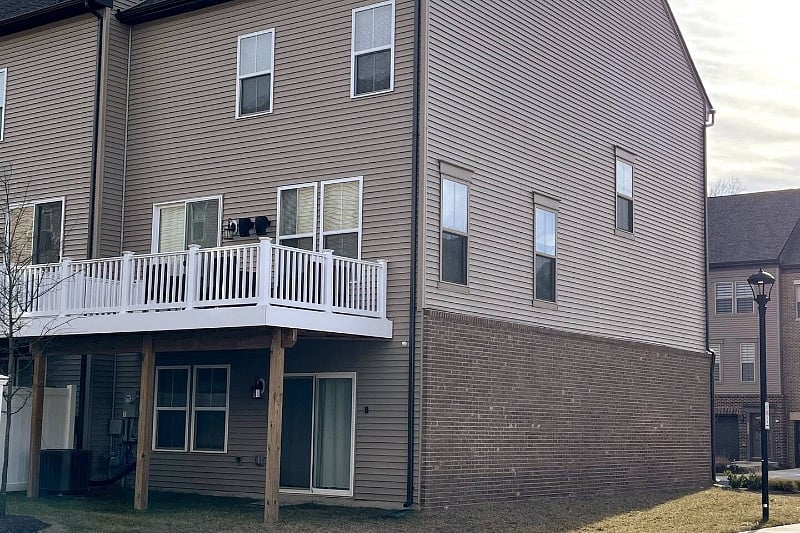 REAR VIEW FROM DECK