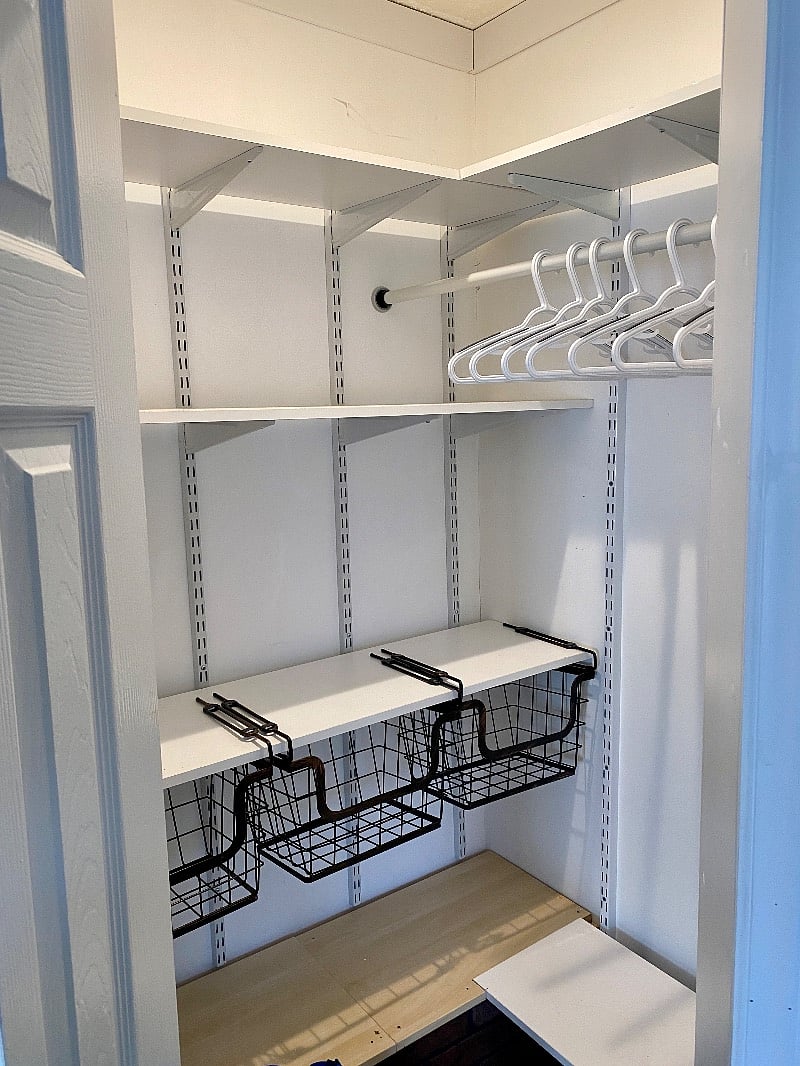 Ample storage for clothes