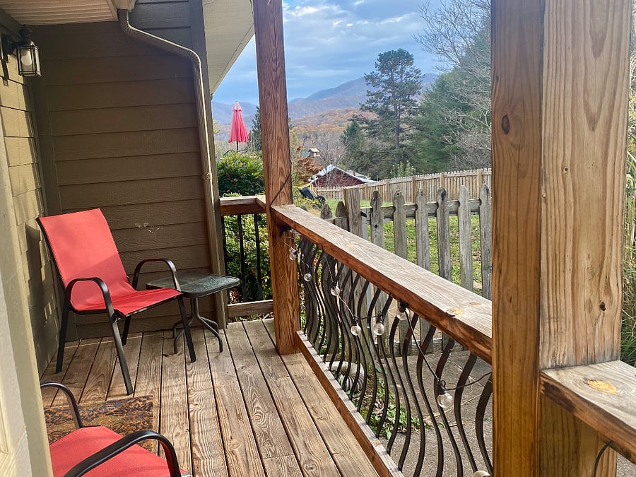 Chill on your private porch
