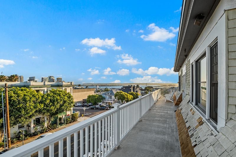 Our beautiful second floor south facing deck.