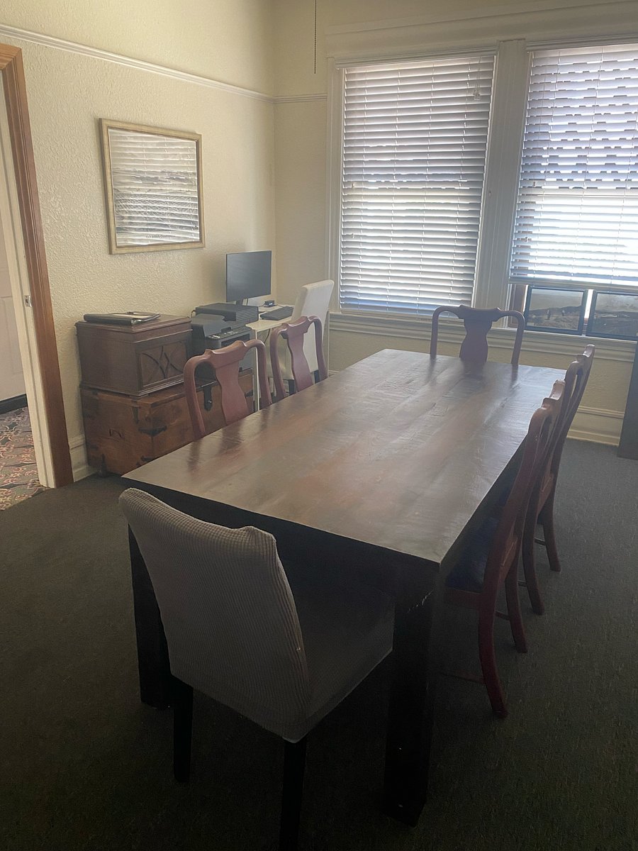 Across the hall we have VERY large study which you are free to use any time. It has a printer and monitor too. 