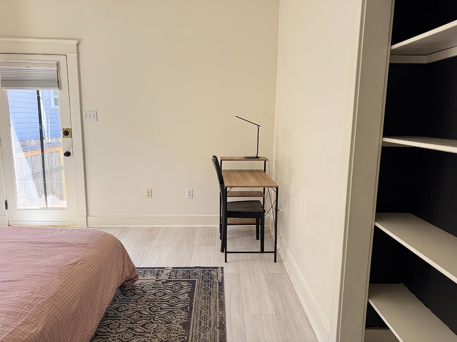 Primary bedroom with en suite bath