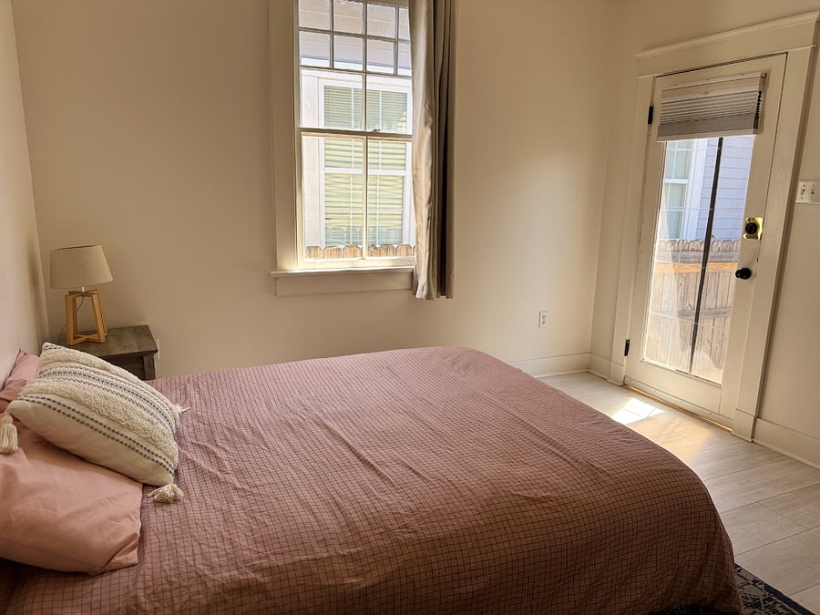 Primary bedroom with en suite bath