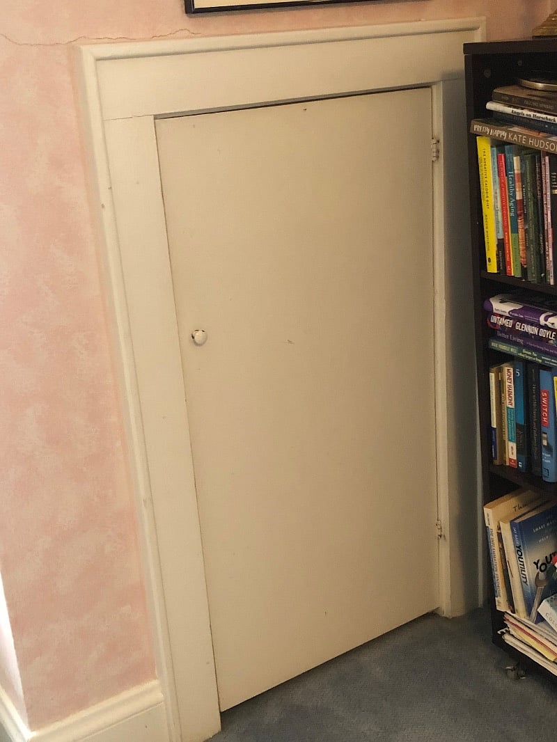 cedar closet storage space in bedroom