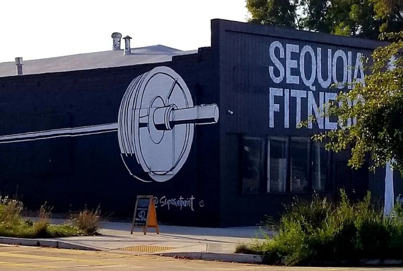 Blocks away from local fitness gyms.