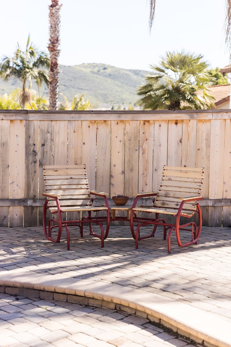 Enjoy a relaxing outdoor space