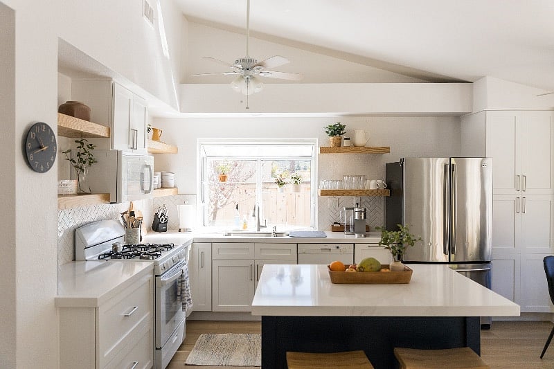 Light and airy kitchen