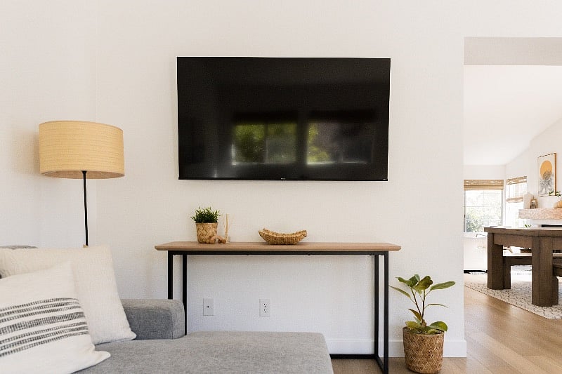65 inch TV with streaming service capability.