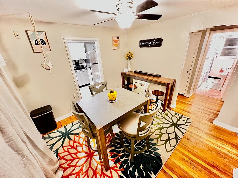 Dining Room in Apartment 2 on Upper Level - 2 Bedroom