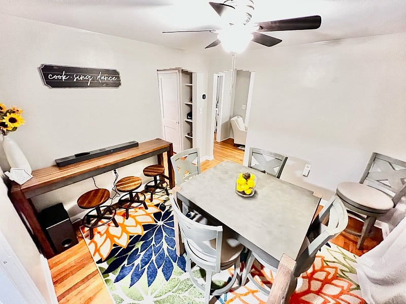 Dining Room in Apartment 2 on Upper Level - 2 Bedroom
