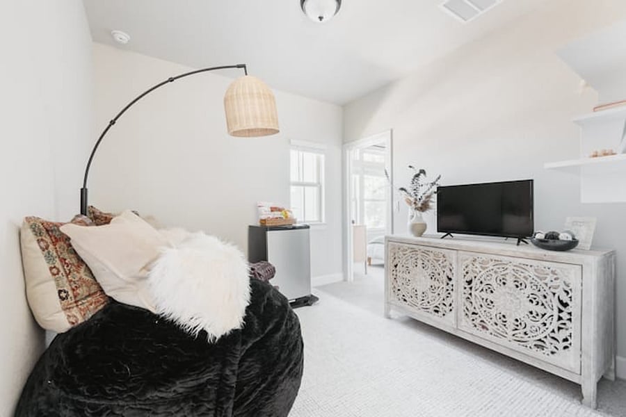 Cozy upstairs living area