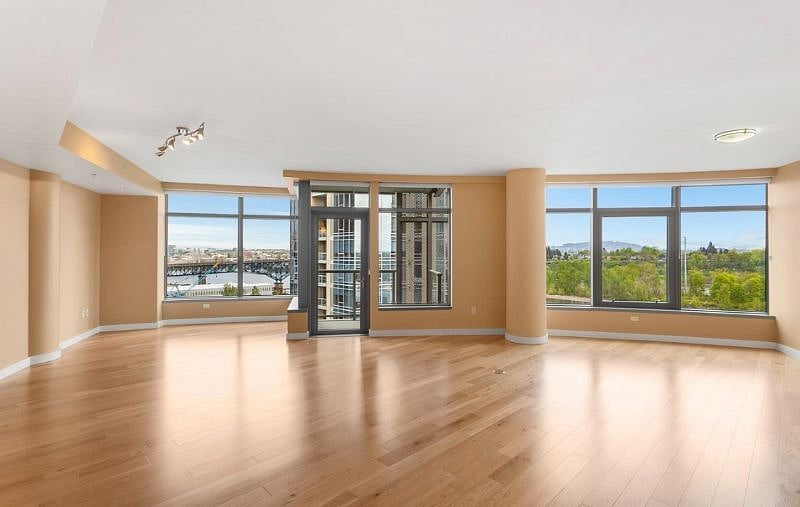 It comes furnished but this provides perspective of the size of the unit unfurnished 1 of 3