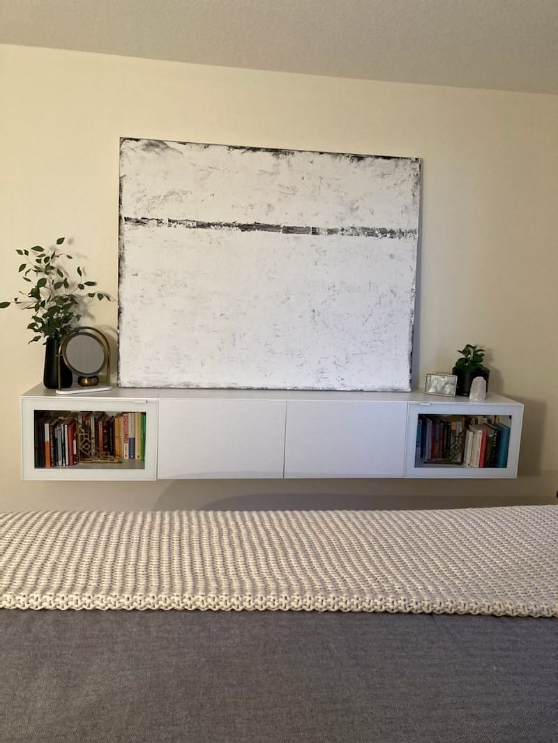 Bedroom 2 downstairs - wall storage