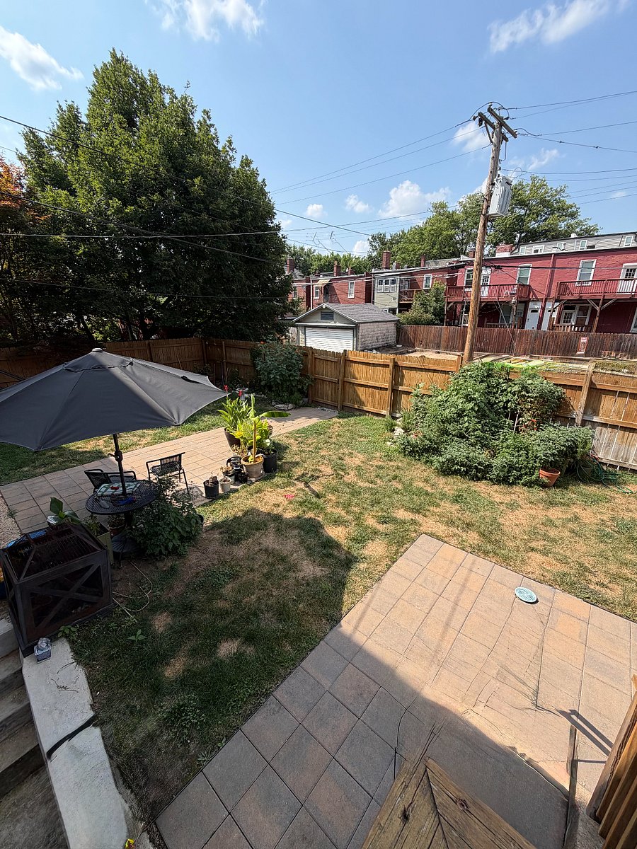 Fenced backyard & private parking
