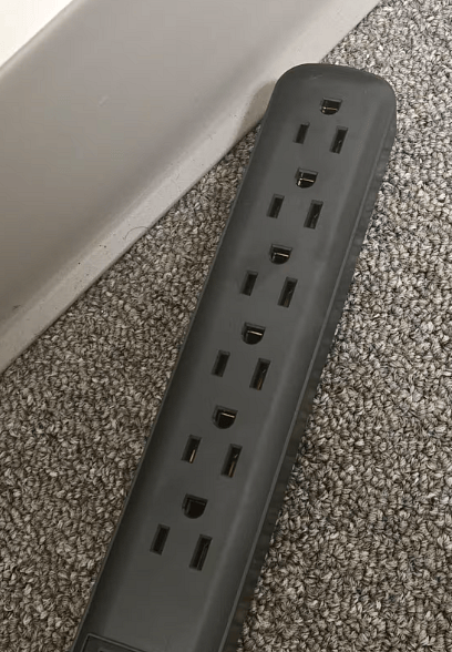 Every Room Comes with a surge protector