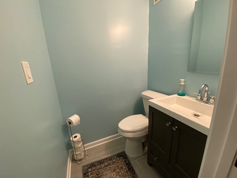 Half bath off primary