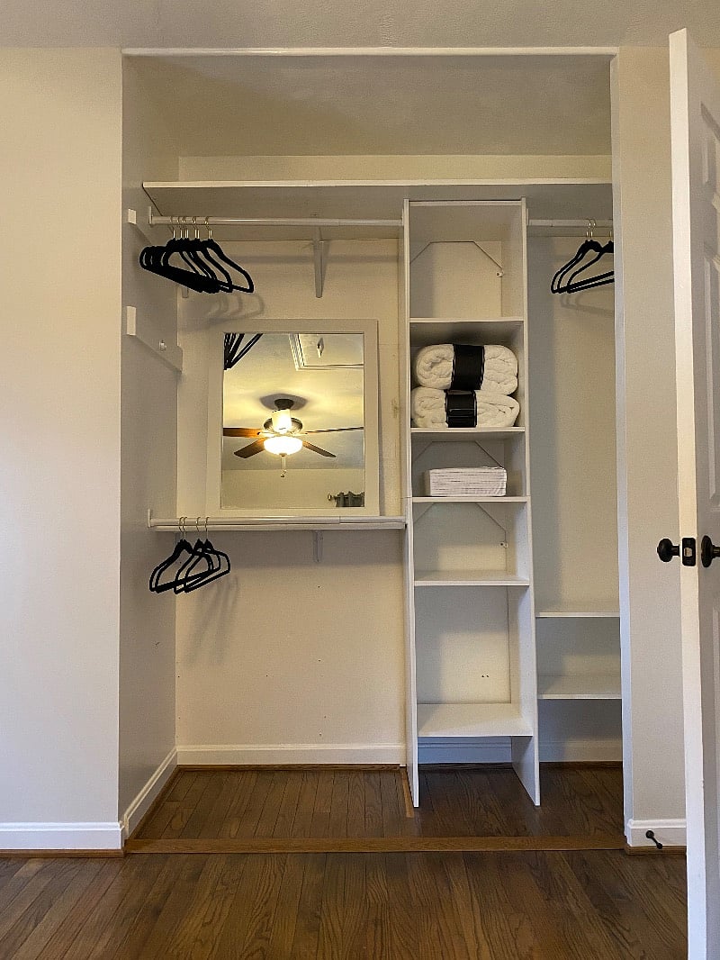Primary closet