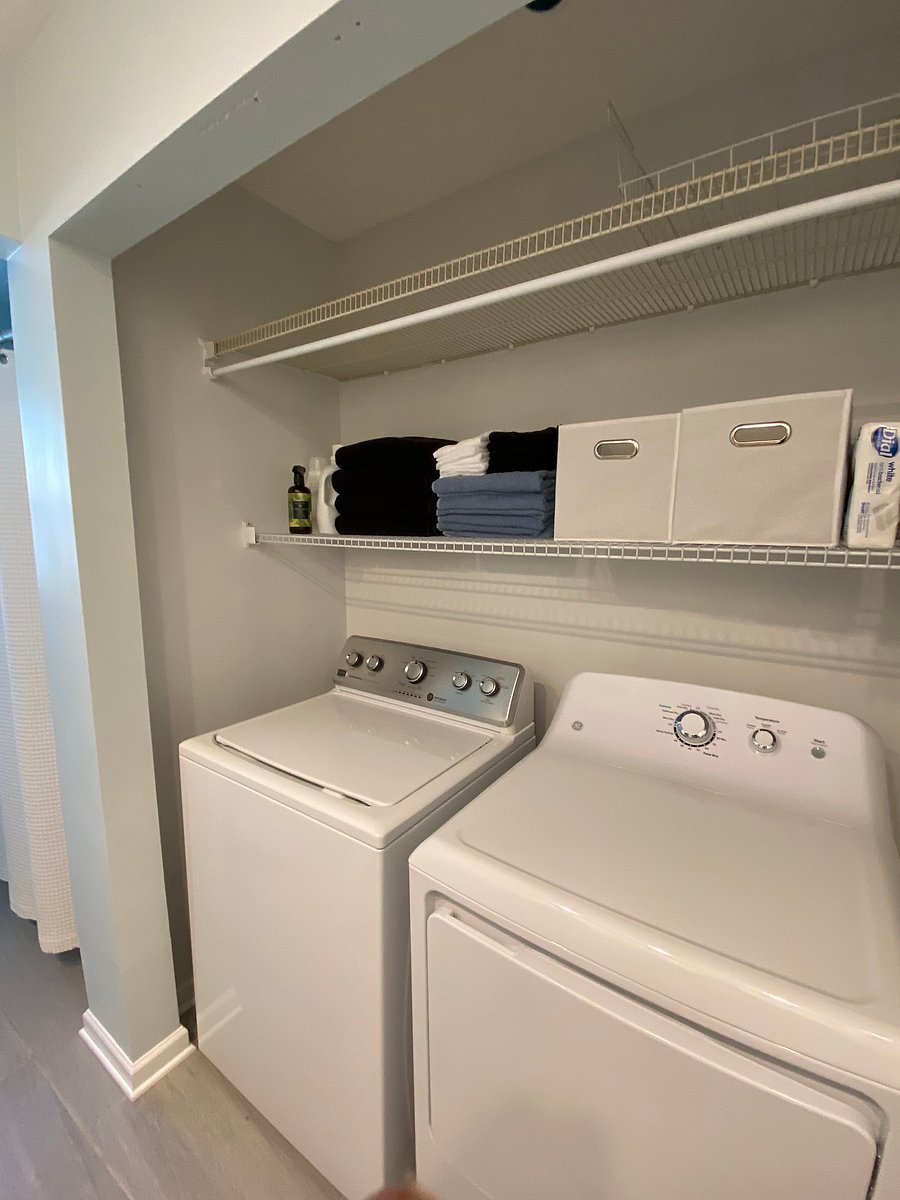 Laundry in full bath