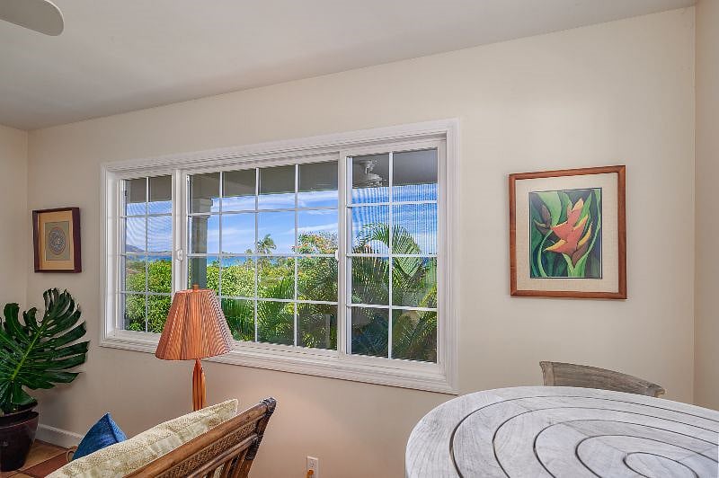 Ocean views from living area.