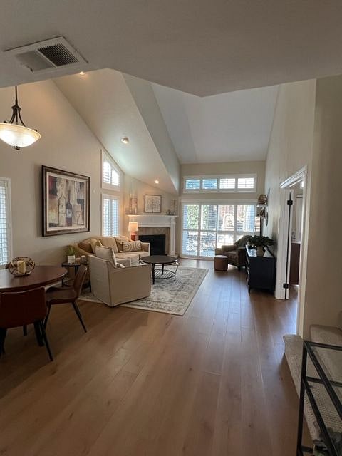 Main living area on the first floor.