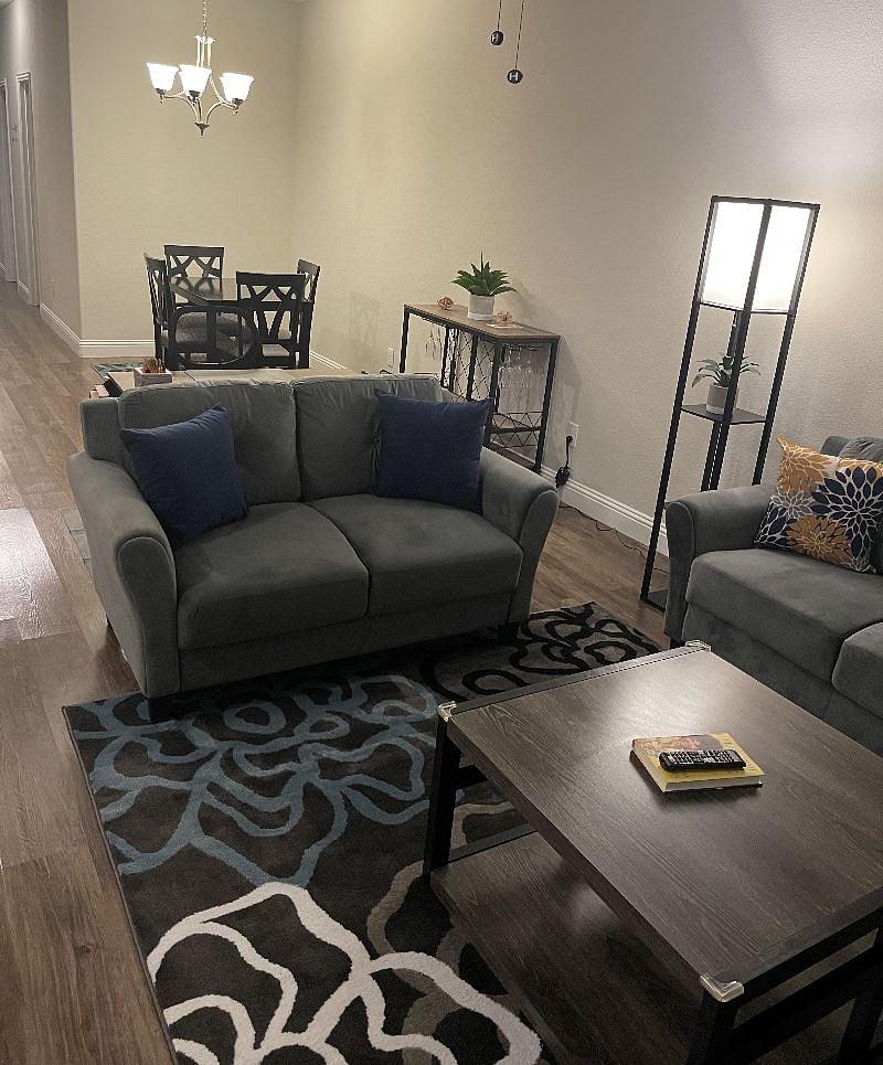Comfy cozy living area