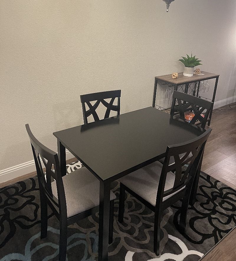 Here is where you dine - comfortably seats 4