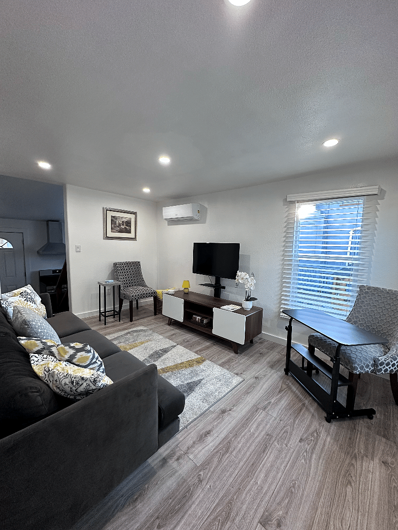 Living Room and 55 in TV