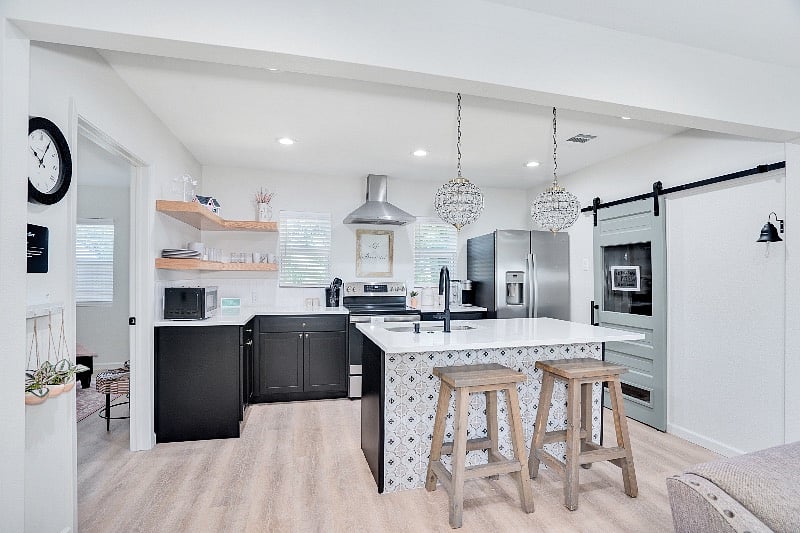 Completely Stocked & Updated Kitchen