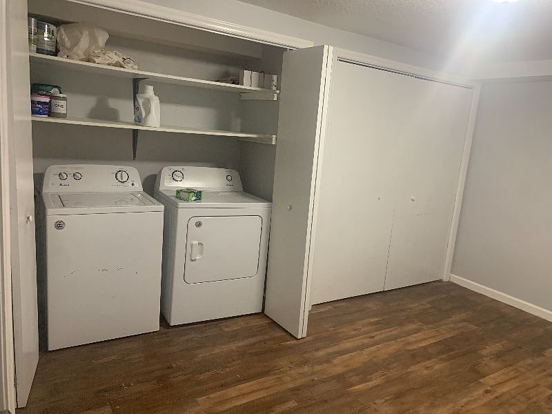 In-unit laundry.