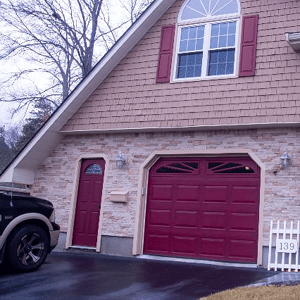 Separate entrance through garage.