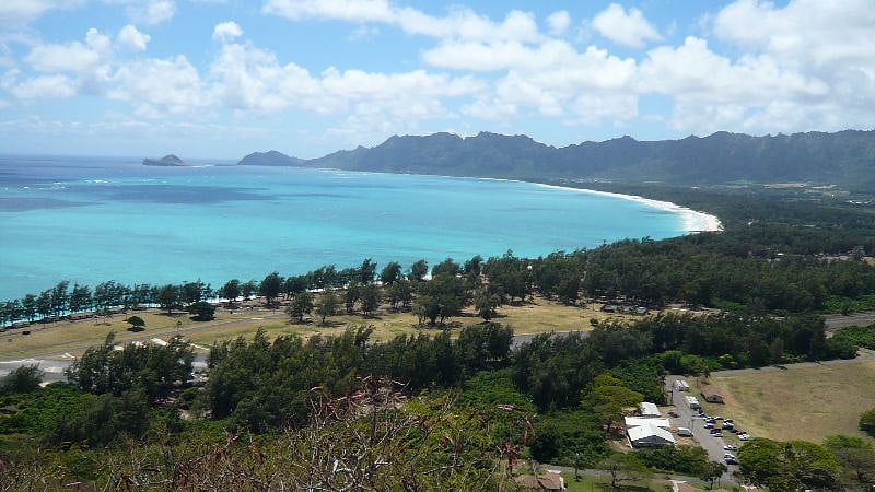 Escape the hustle and bustle to the quiet waimanalo beach