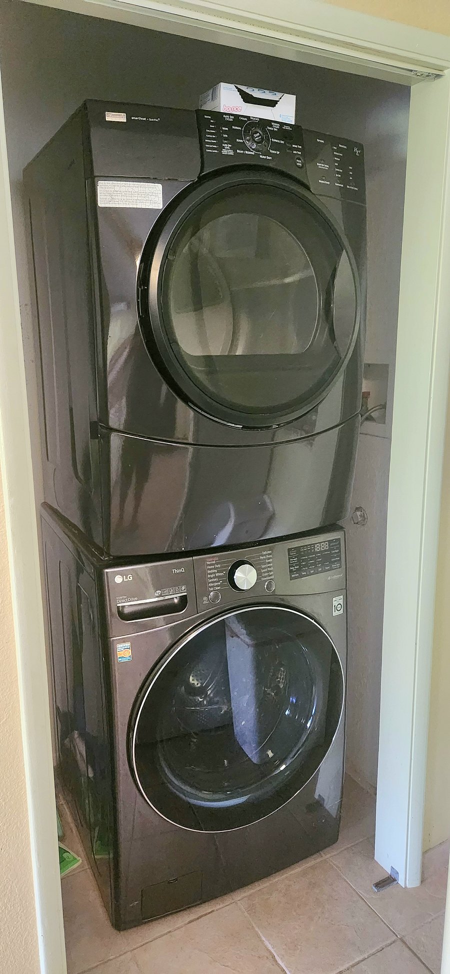 Private washer and dryer