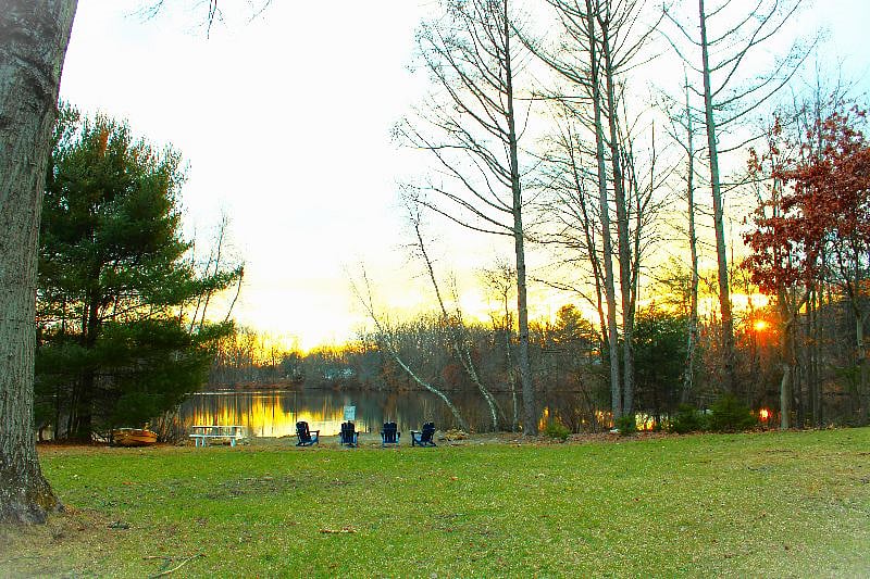 Enjoy the expansive backyard with beach