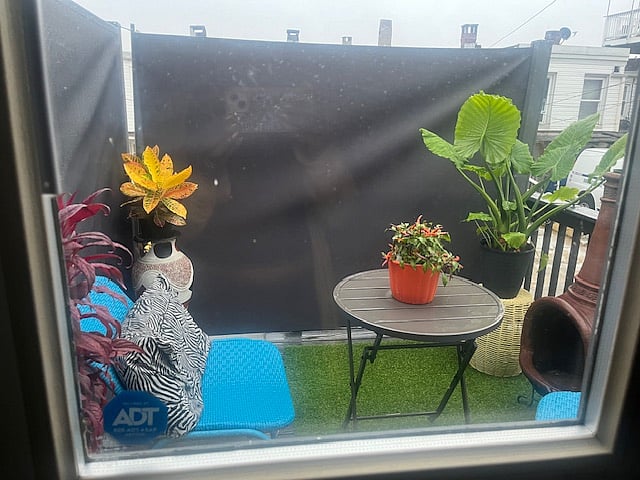Deck off the kitchen
