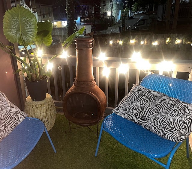 Deck off the kitchen