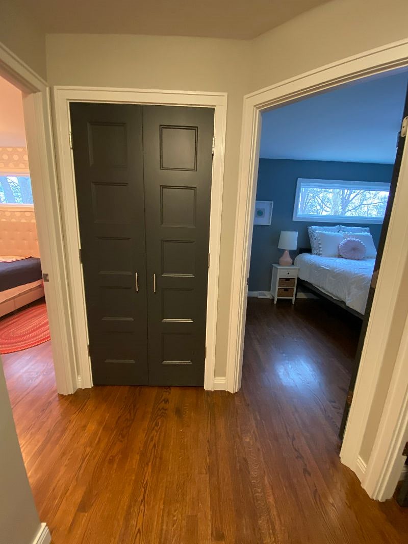 End of hall - Linen closet