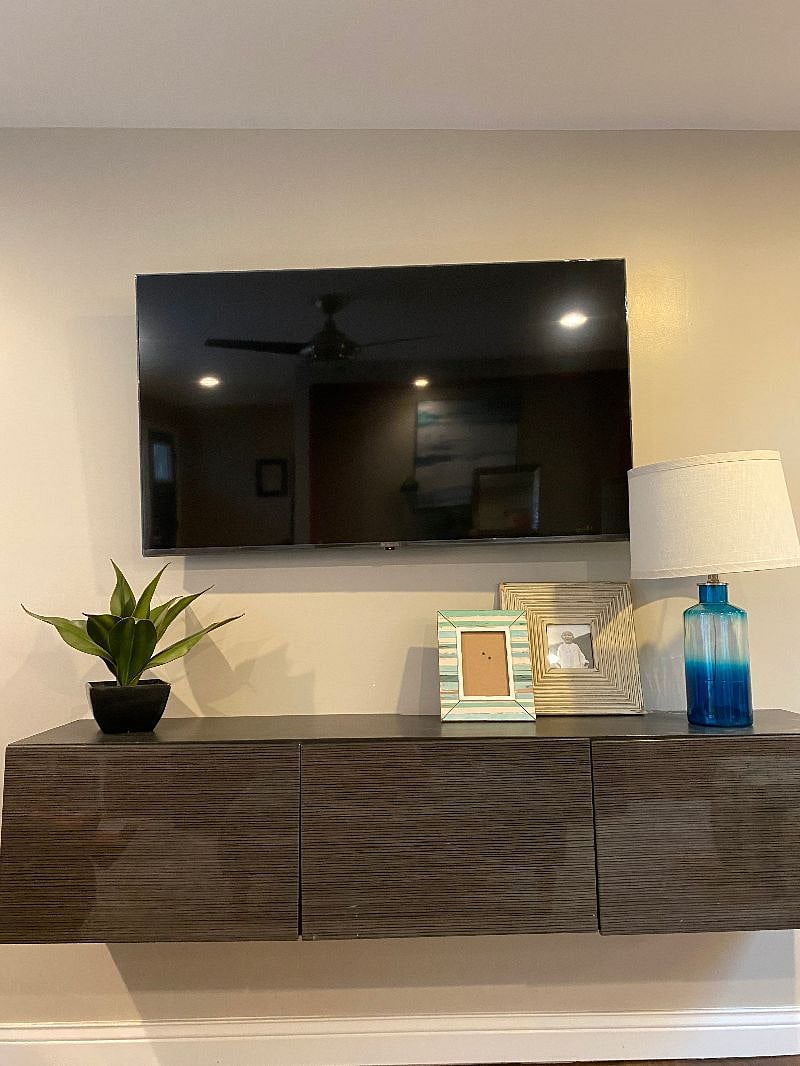 55" Smart TV in living room