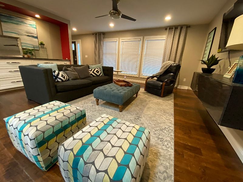Living area - open space floorplan