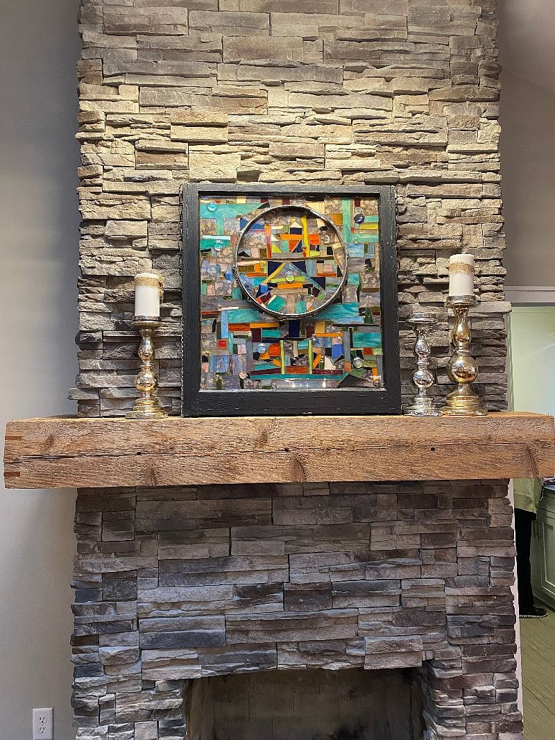 Fireplace mantel