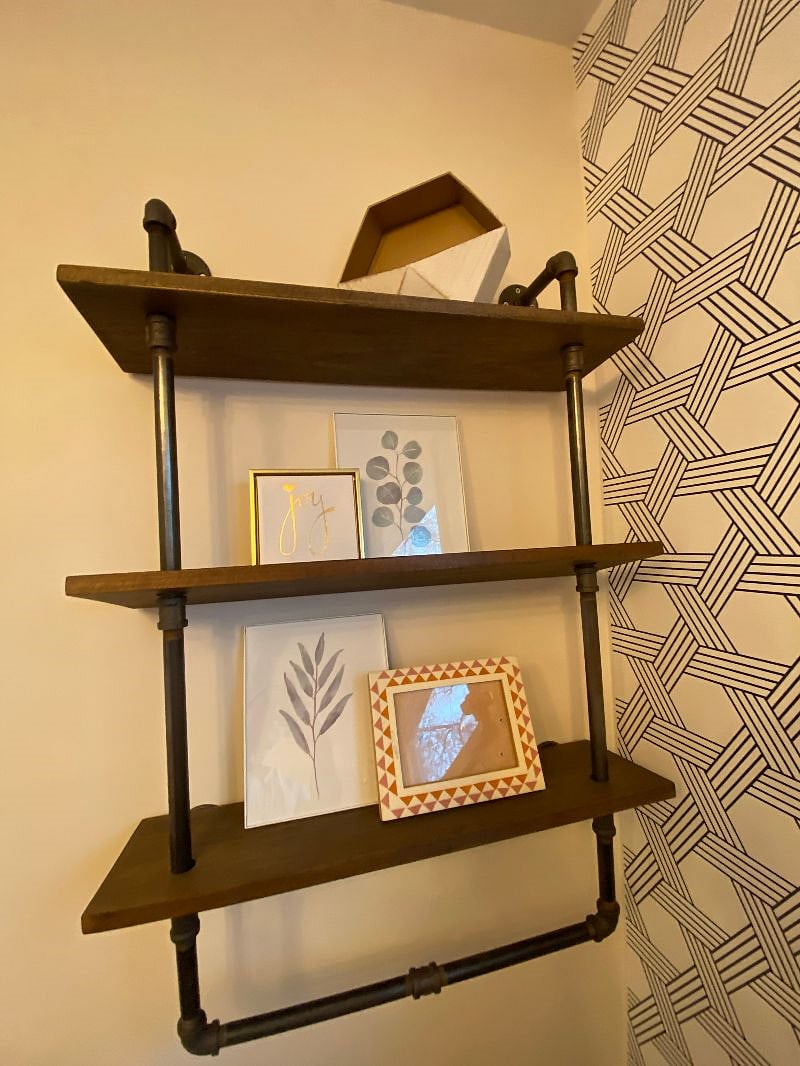 Master bedroom shelf