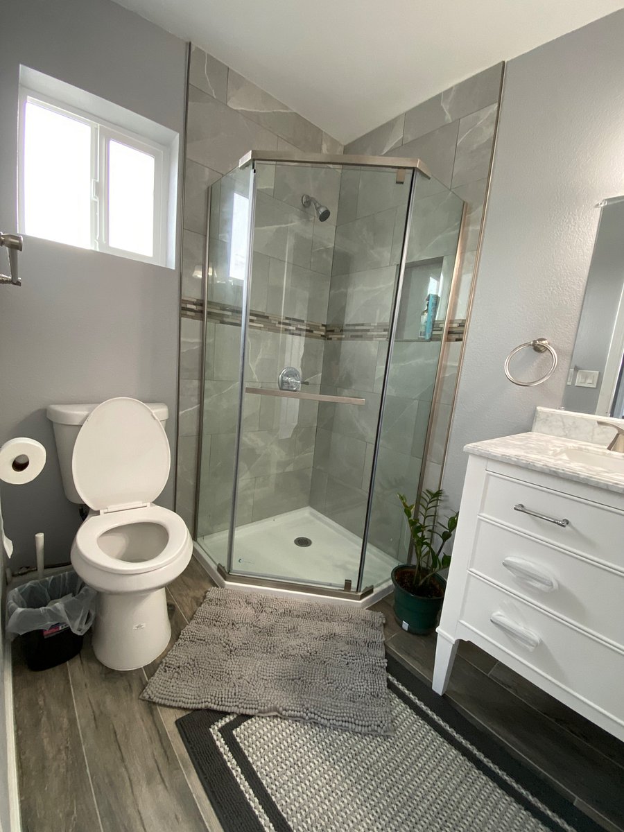 Bathroom upstairs for guest bedroom # 2 and guest bedroom # 3