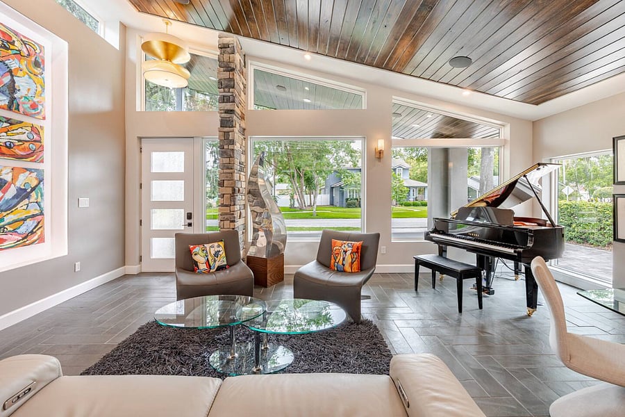 Home has two dinning areas and two living areas. Guests have use of the modern and fully equipped kitchen. Home and bedroom were recently expanded in June 2026.