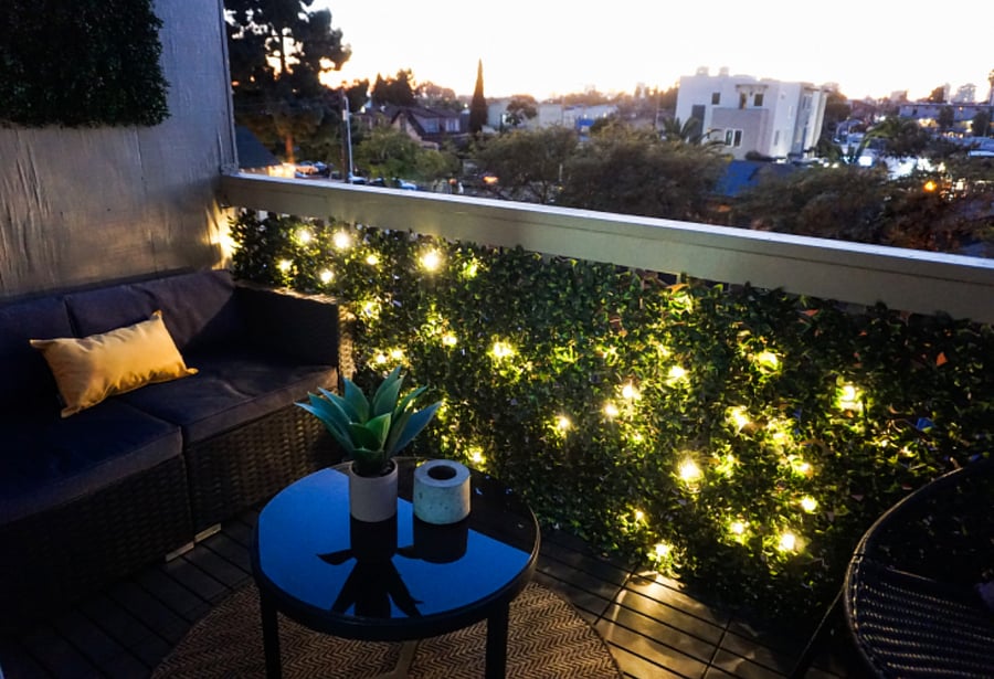 Balcony view (left)